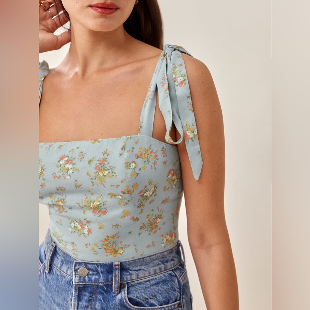 Brand new reformation top - Ellora in “grazia” color - tags still on